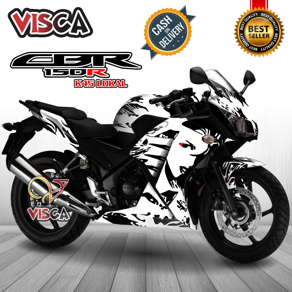 Decal Cbr 150r K45 Lokal Stiker Cbr 150r K45 Lokal Striping Cbr K45 Lokal Stiker Cbr 150r Full Body 
