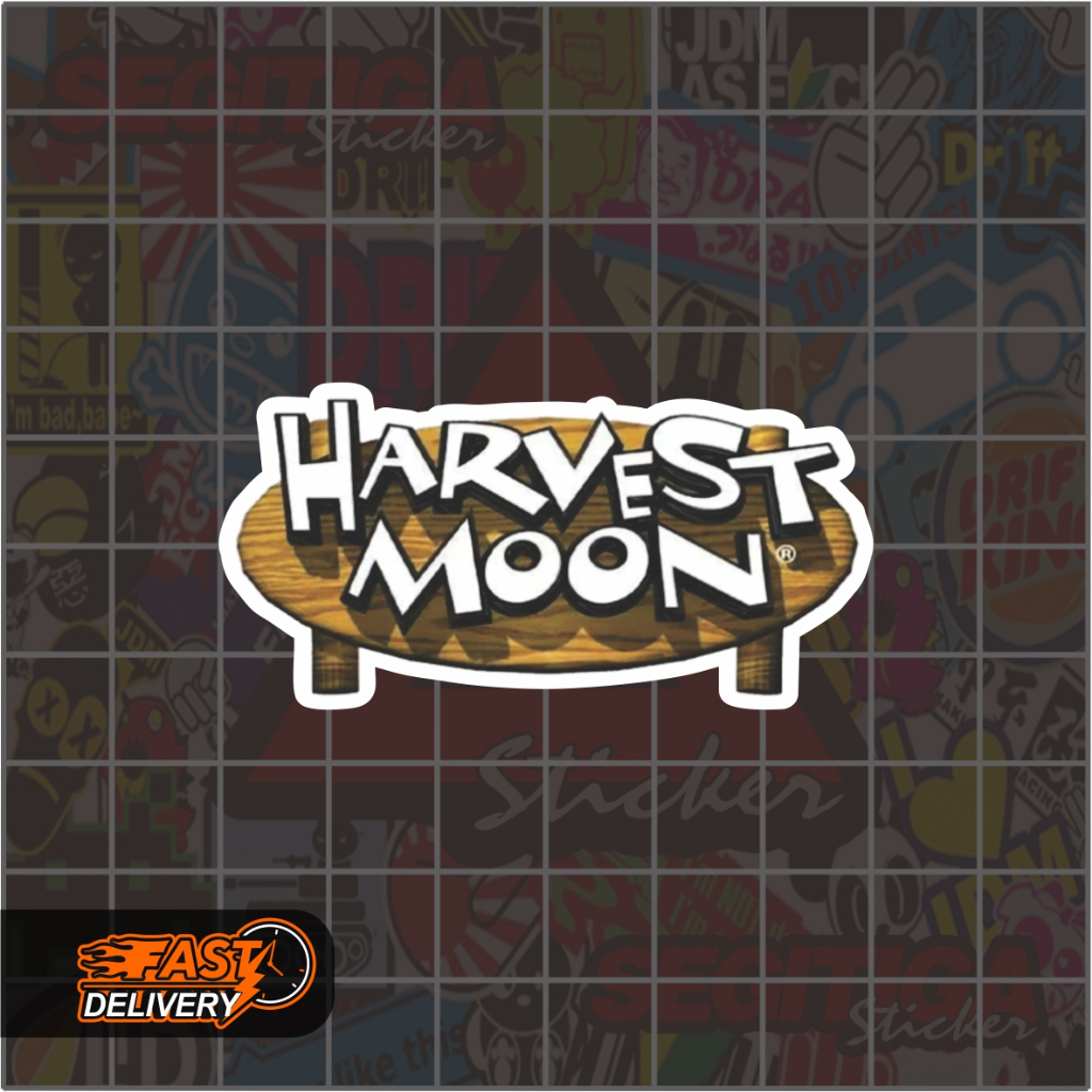 

Sticker Harvest Moon Ukuran 6 x 3 Cm
