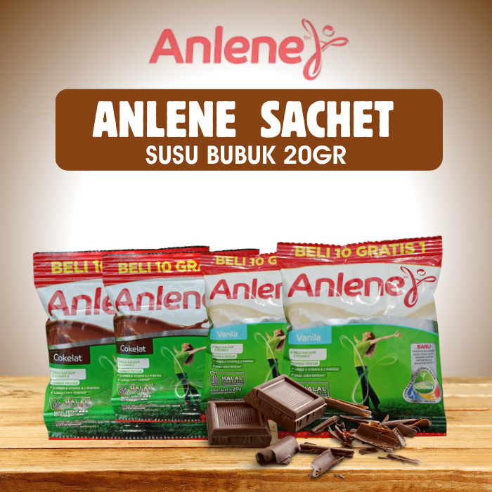 

READY STOCK ANLENE SUSU BUBUK SACHET 20GR KEMASAN RENTENG