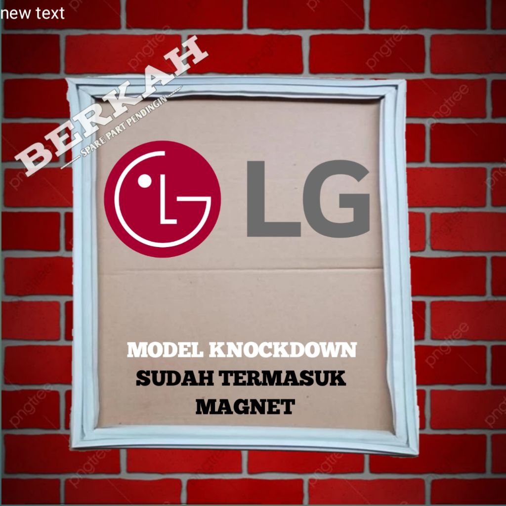 GASKET KARET KULKAS LG KNOCKDOWN 52 X 47 CM