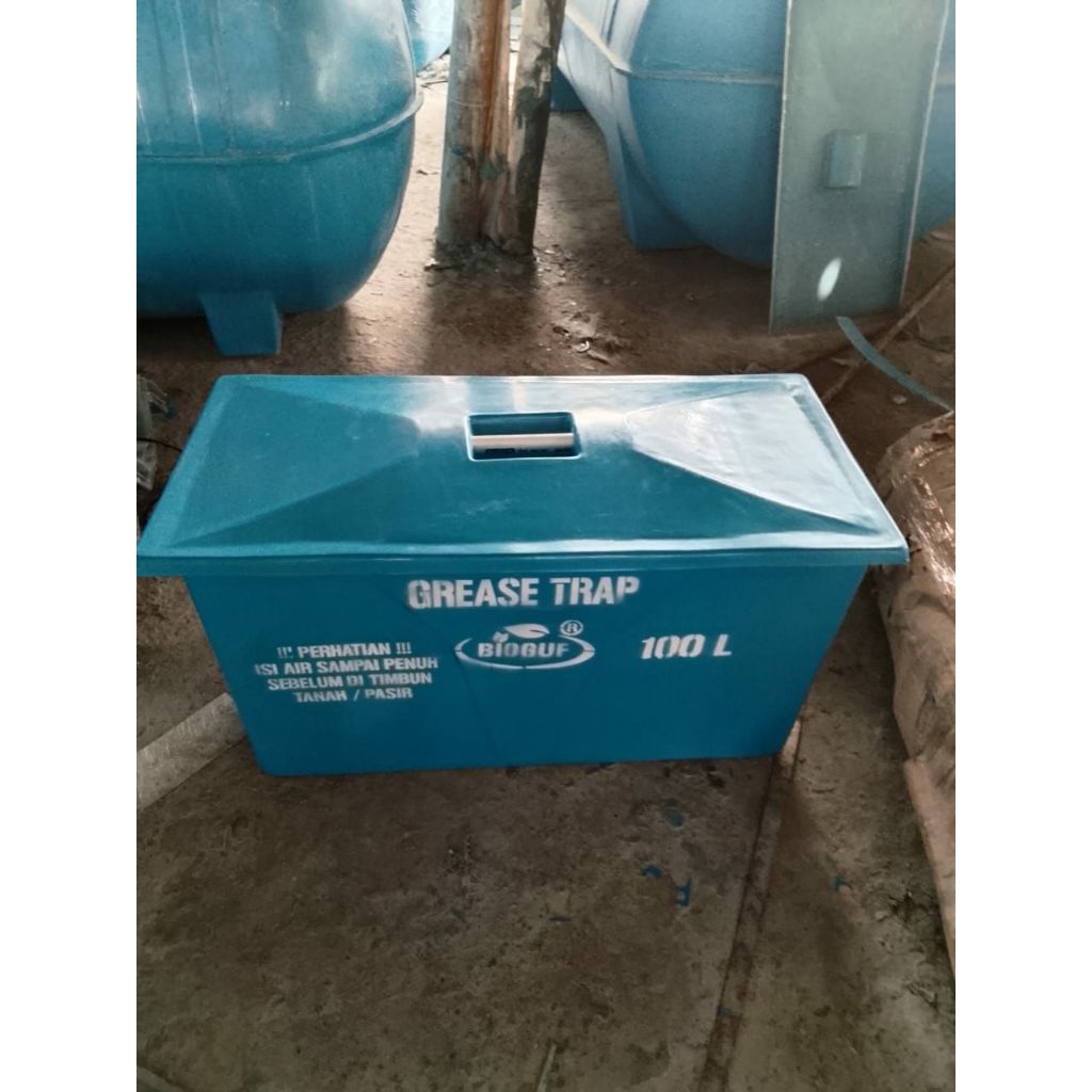 Grease Trap Dapur Fiberglass Kapasitas 100L Cocok untuk Cafe