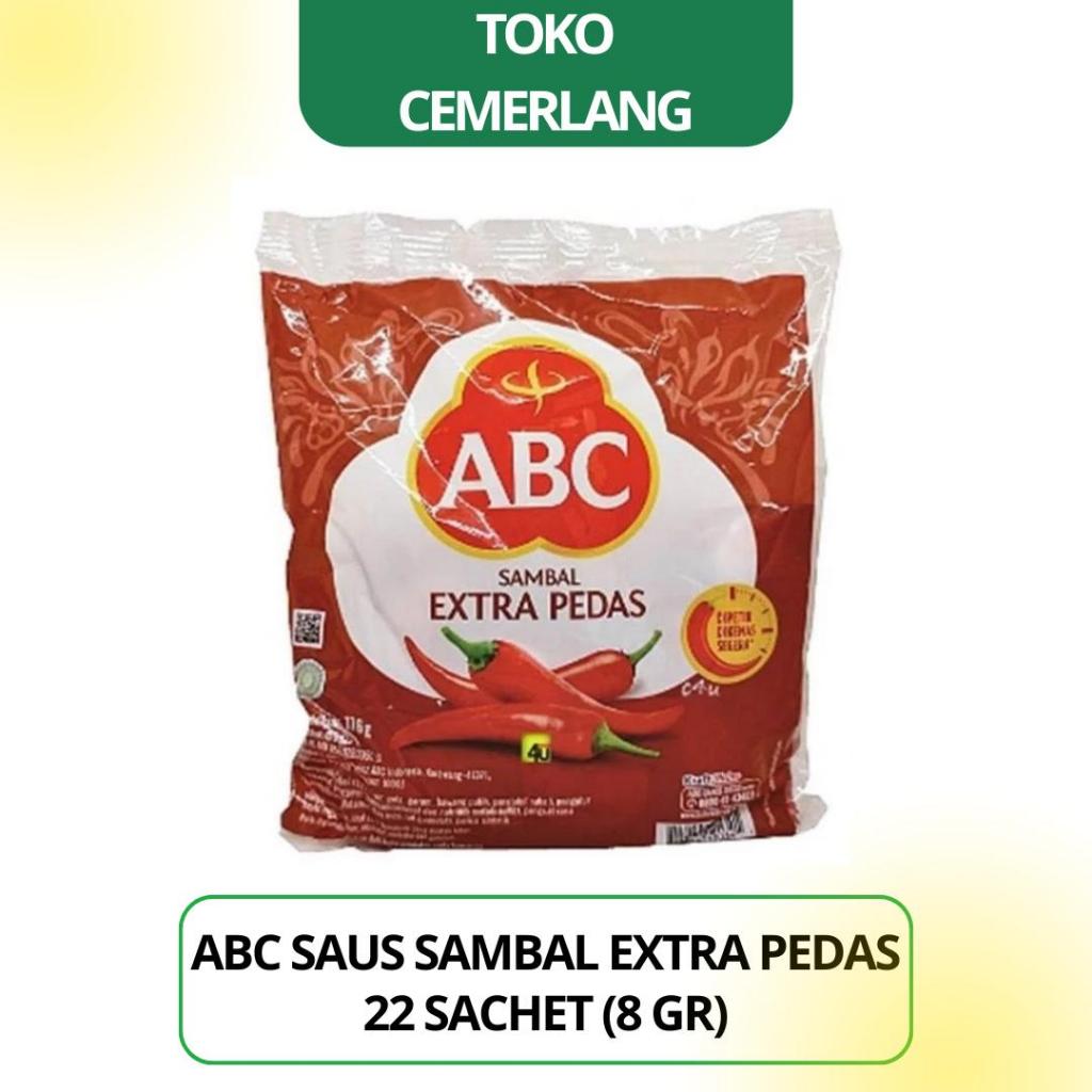 

Saus Sambal ABC Extra Pedas isi 22 pcs (22x8 gr)