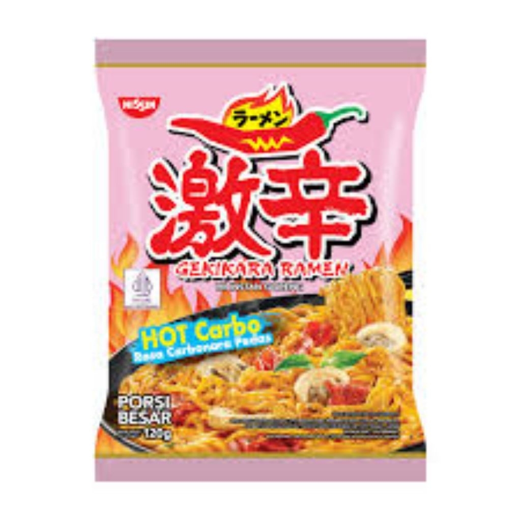 

NISSIN GEKIKARA RAMEN HOT CARBO 120 GRAM
