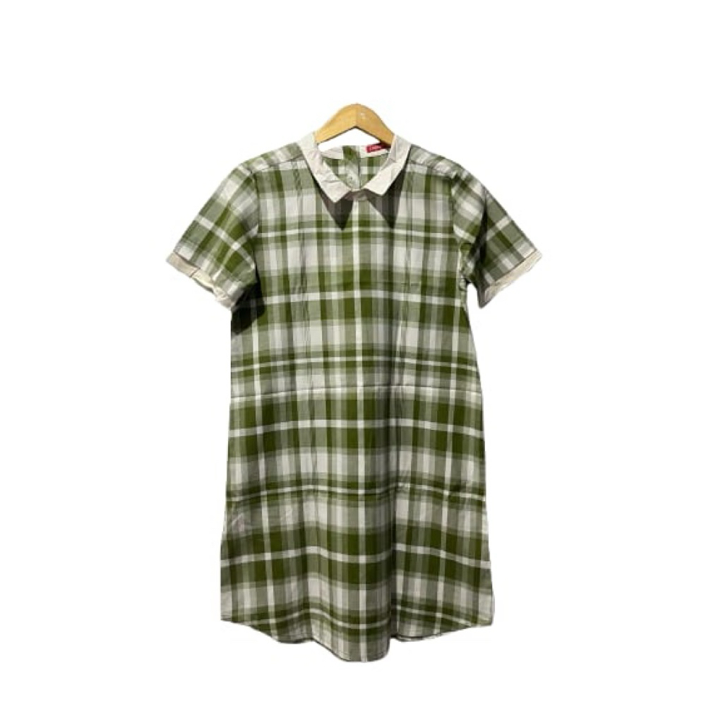 Preloved Dress Kotak Kotak