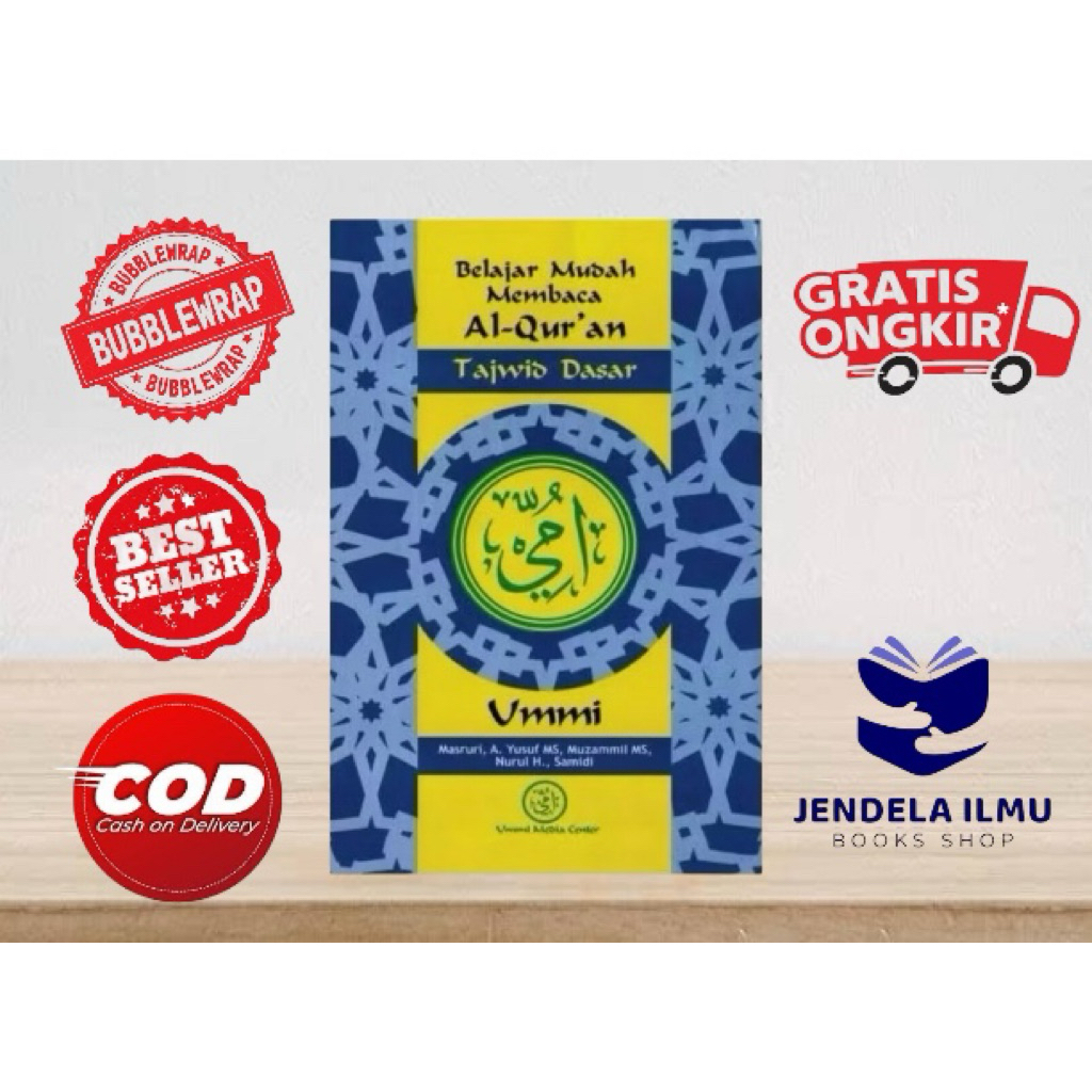 Buku Kitab Metode Ummi Umi Belajar Mudah Membaca Tajwid Dasar