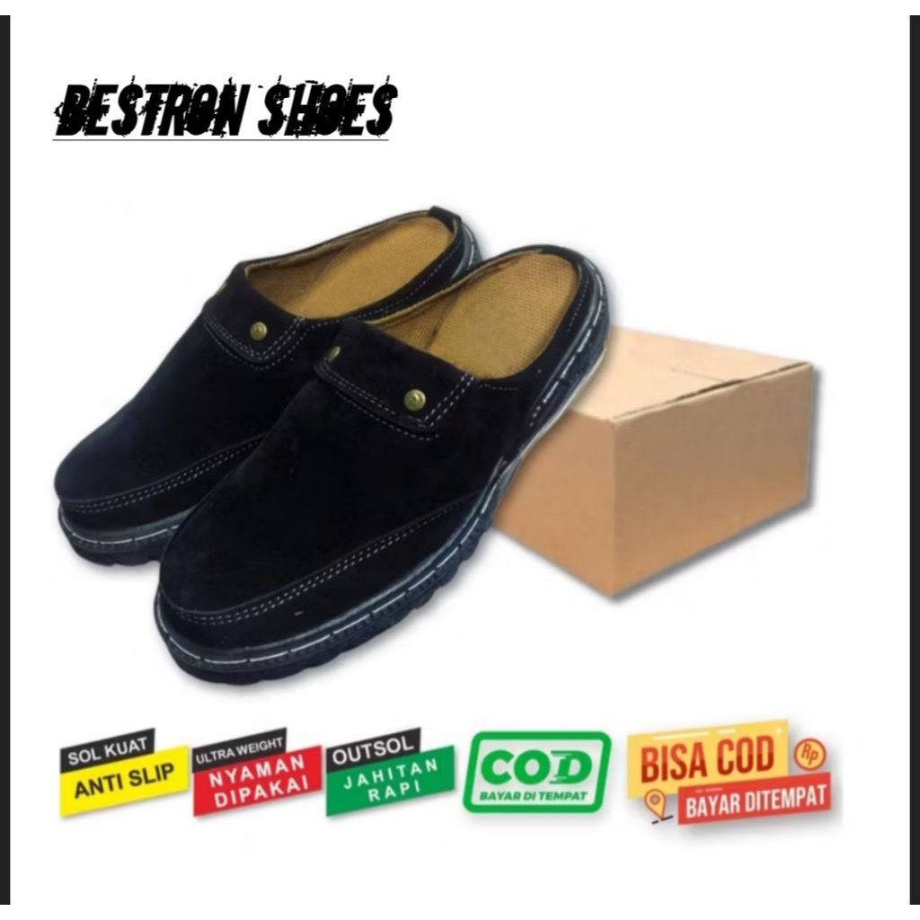 PROMO MURAH SEPATU SLOP BUSTONG PRIA/SEPATU SENDAL PRIA