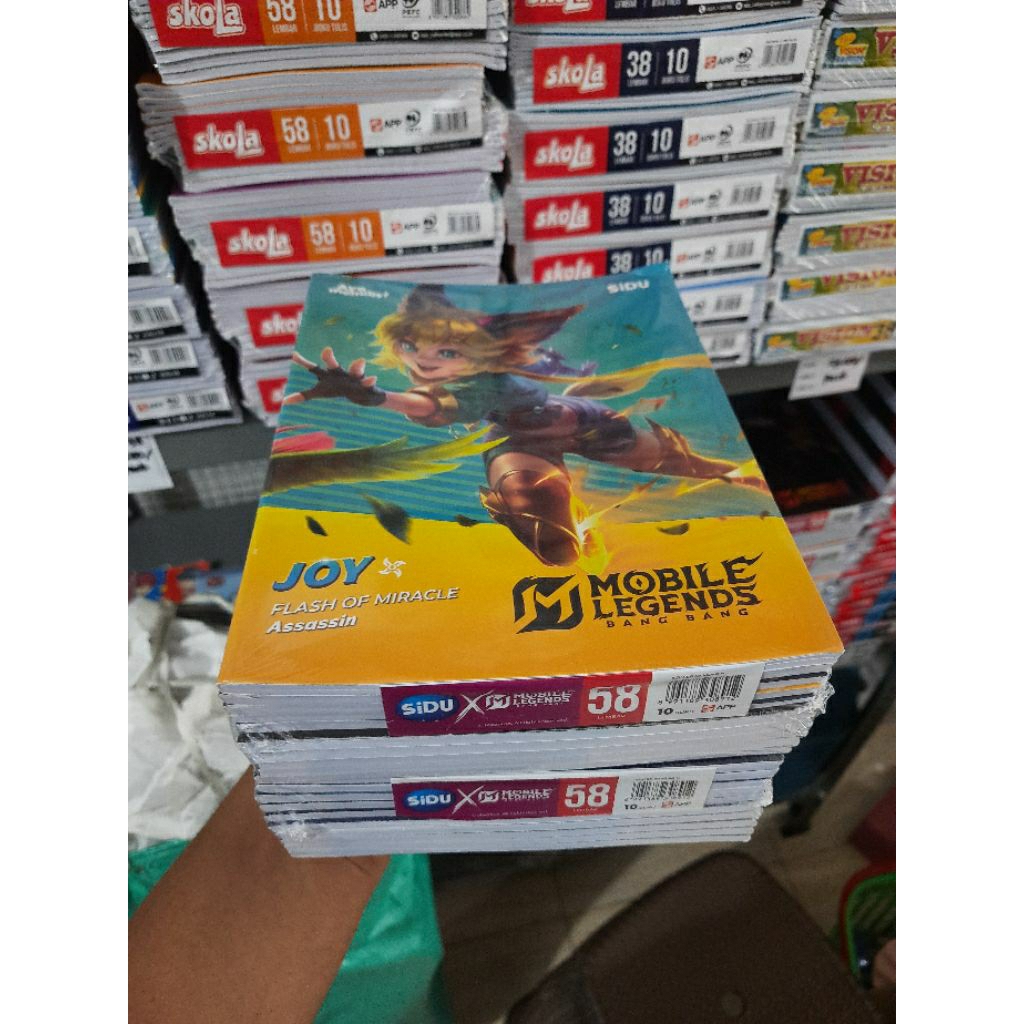 

(COD) BUKU GARIS ISI 10 PACK / 1 BUKU ISI 58 LEMBAR / BUKU SEKOLAH MURAH