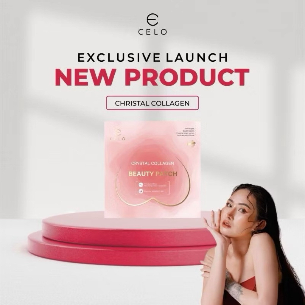 READY STOCK CELO CRYSTAL COLLAGEN BEAUTY PATCH BPOM MASKER TETONG CELO BEAUTE CELOBEAUTEBYCECE