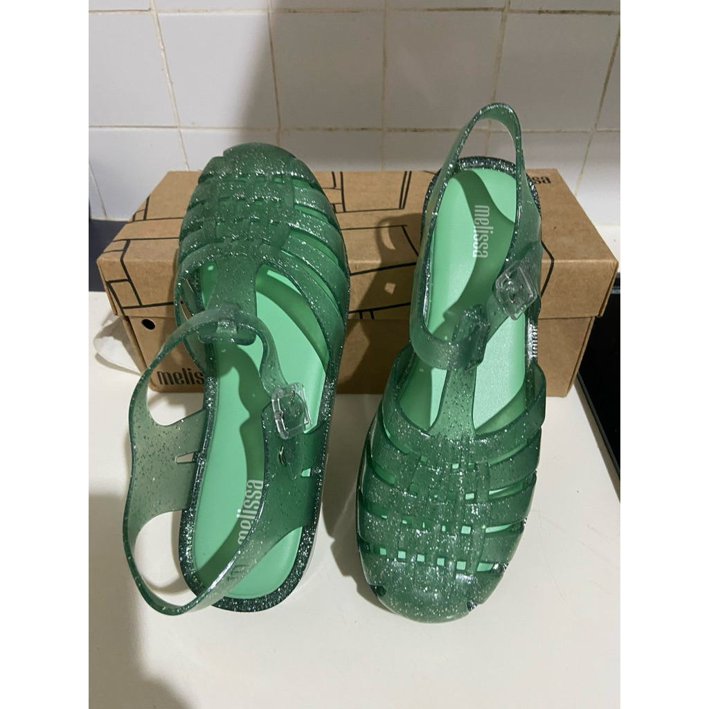 Melissa Possession Ad Glitter Green