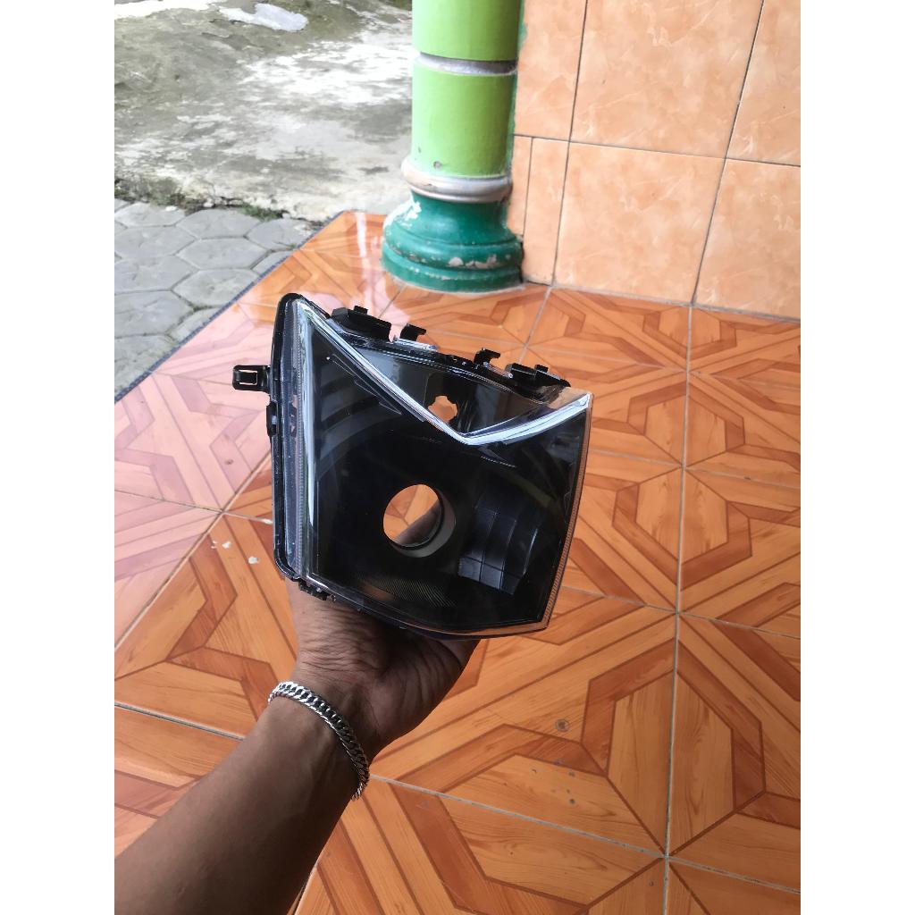 reflektor depan reflektor lampu depan beat fi custom lampu h4