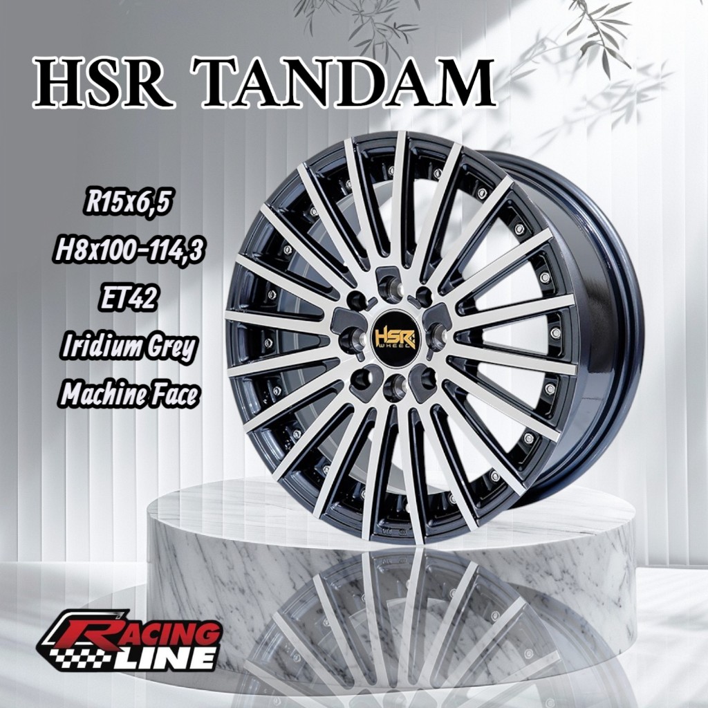 velg hsr ring 15 baleno mobilio xenia kijang dll hsr tandam r15