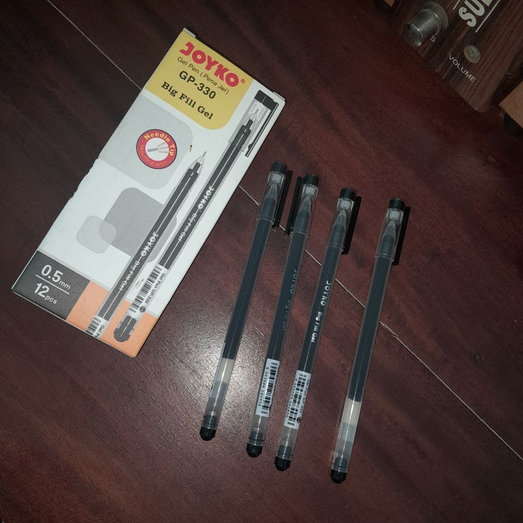 

Pulpen Joyko GP-330, Pena Joyko, Pulpen Gel, 0.5mm (1Pcs), Tinta Hitam