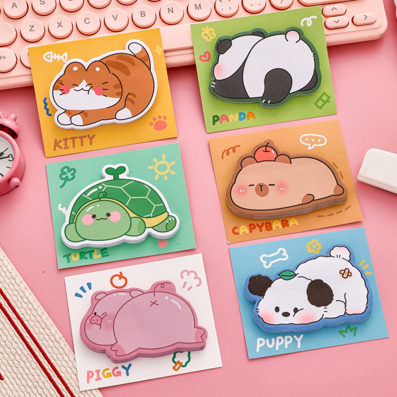 

ATK.SUKSES COD Sticky Note Lucu Motif Animal / Memo Stiker Animal / Sticker Note / Stiker Memo