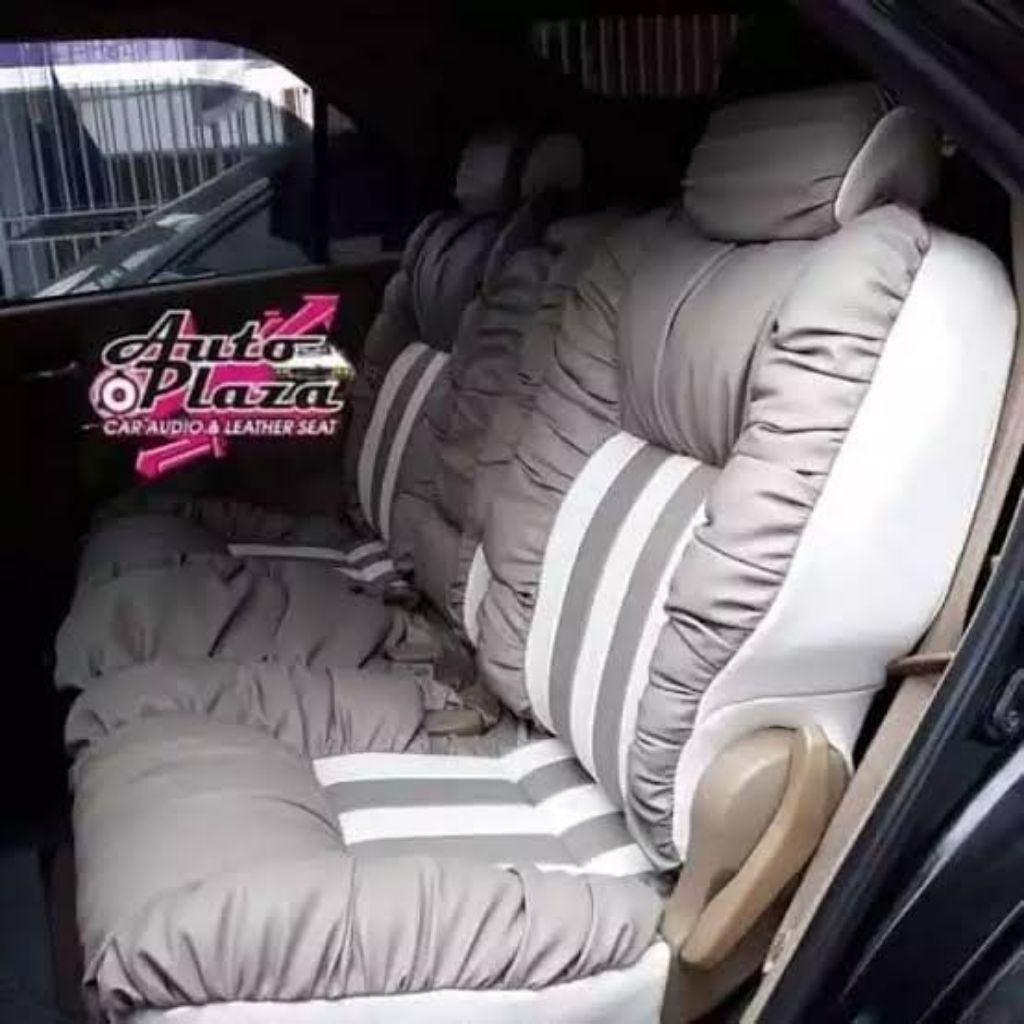 SARUNG JOK MOBIL MODEL SOFA INNOVA REBORN G 2025 2024 2023 2022 2021 BONUS BANTALAN 2 DAN SARUNG STI