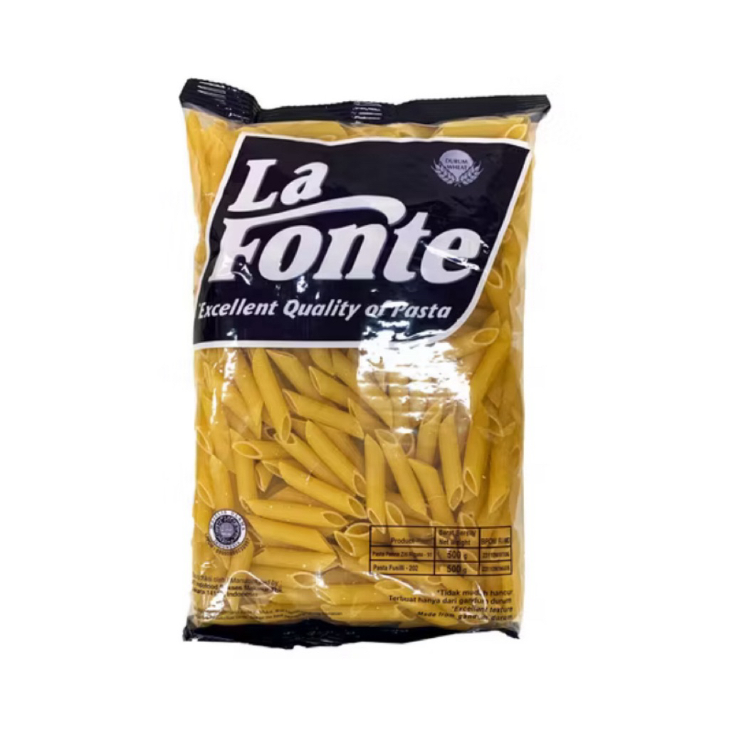 

La Fonte Penne Pasta 500g – Pasta Premium untuk Sajian Spesial
