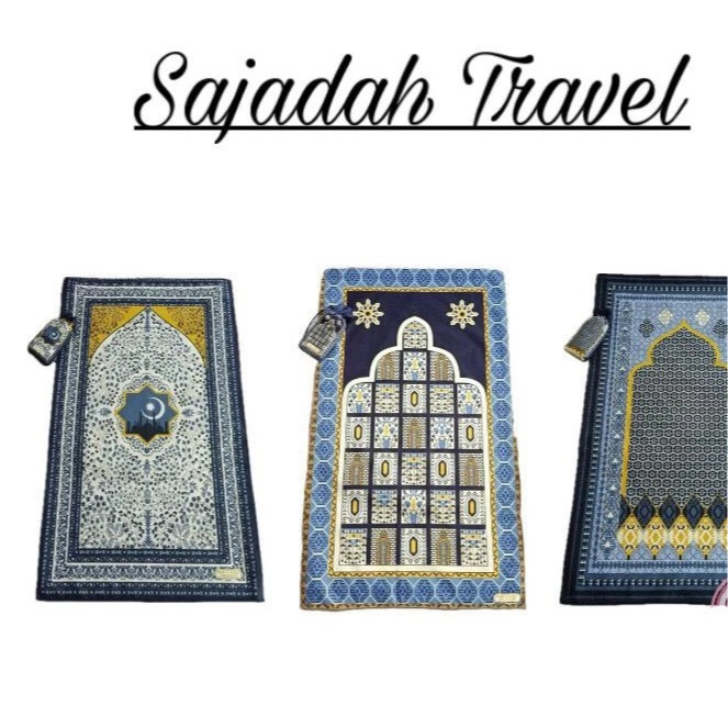 SAJADAH TRAVEL Pouch Perjalanan Sejadah Traveling Souvenir Umroh Jumbo Samarinda