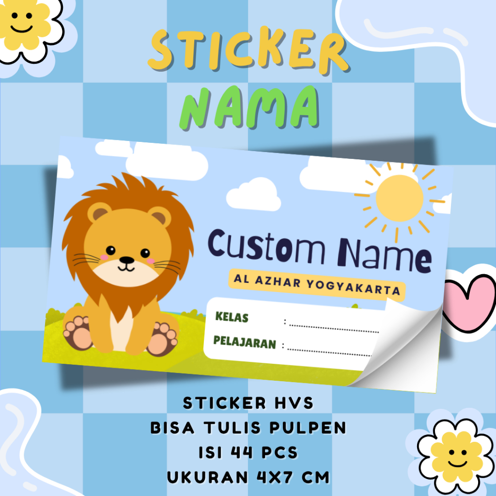

[44Pcs] Sticker Buku Anak / Label Nama Anak / Sticker Buku Pelajaran Anak / Sticker Buku Nama Sekolah / Label Buku Pejaran Sekolah