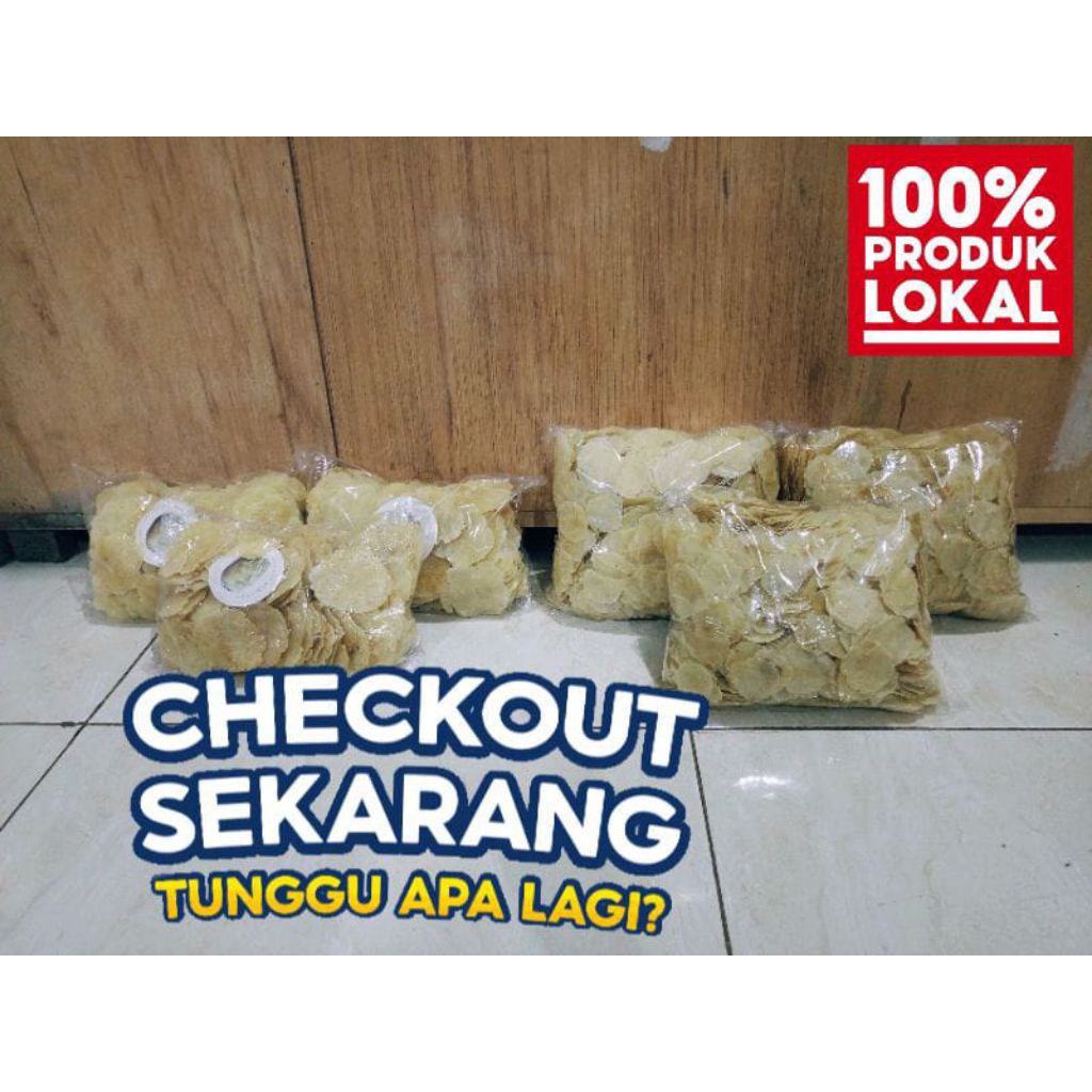 

emping melinjo 1kg asli menes