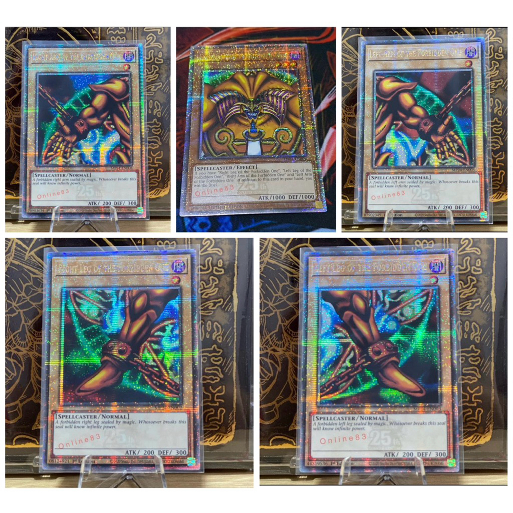 yugioh exodia the forbidden one complete set tcg