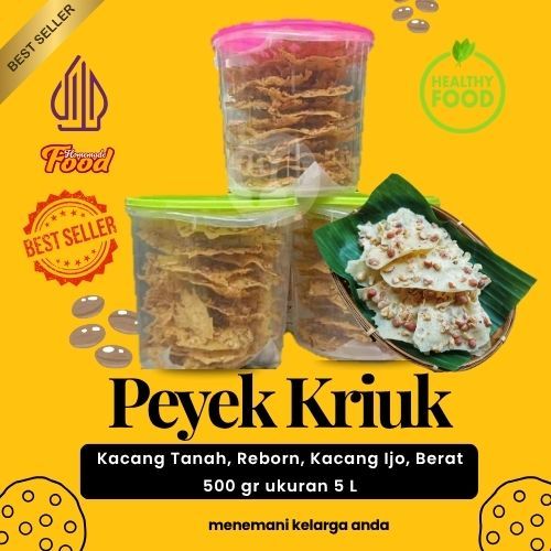 

Peyek Kacang / Peyek Rebon / Peyek Kacang Hijau (No Label)