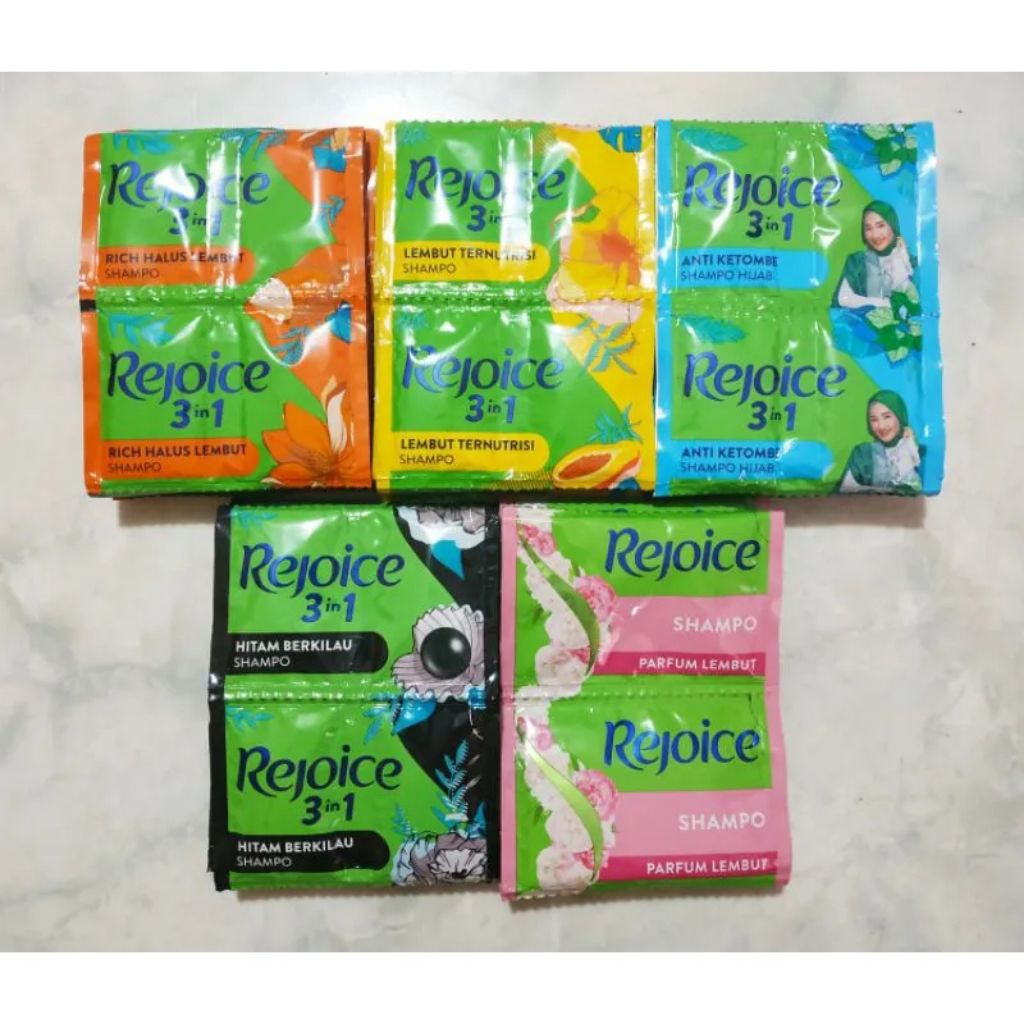 Rejoice Shampo HIJAB Shampoo RENCENG | 12 SACHET - Shampo Perawatan Rambut