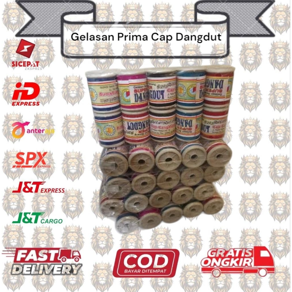 1 Pack Gelasan Prima/Katun Super Dangdut [10 Pcs]
