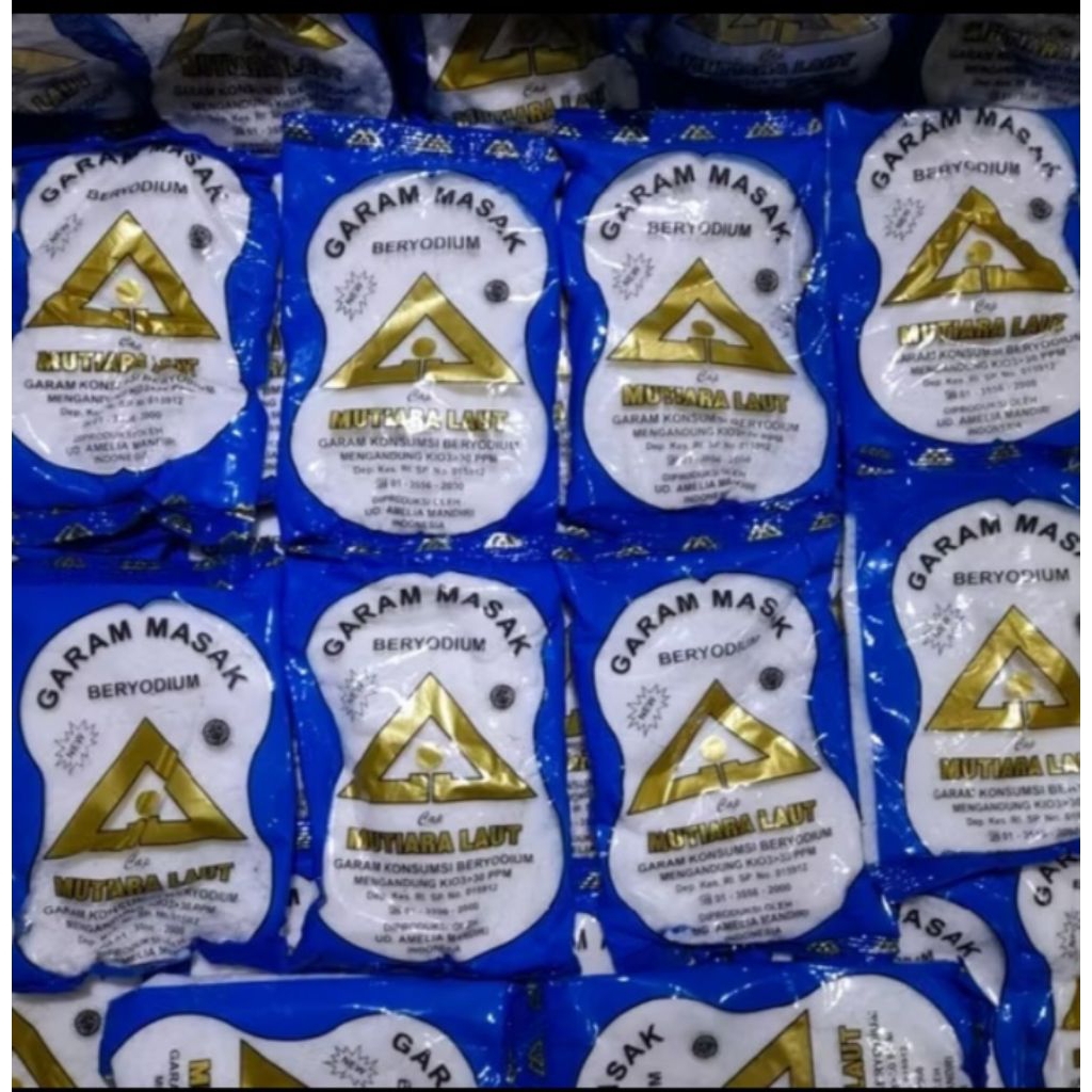 

PROMO 40pcs garam halus/ garam dapur/garam masak beryoudium/ cap mutiara laut/ 100gram