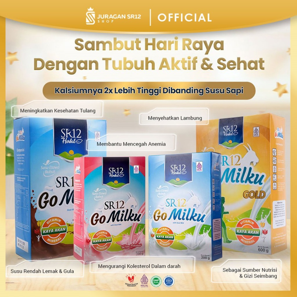 

Susu Kambing Etawa Susu Etawaku Platinum Go Milku SR12 Susu Go Milku SR12 Susu Penggemuk Badan BPOM