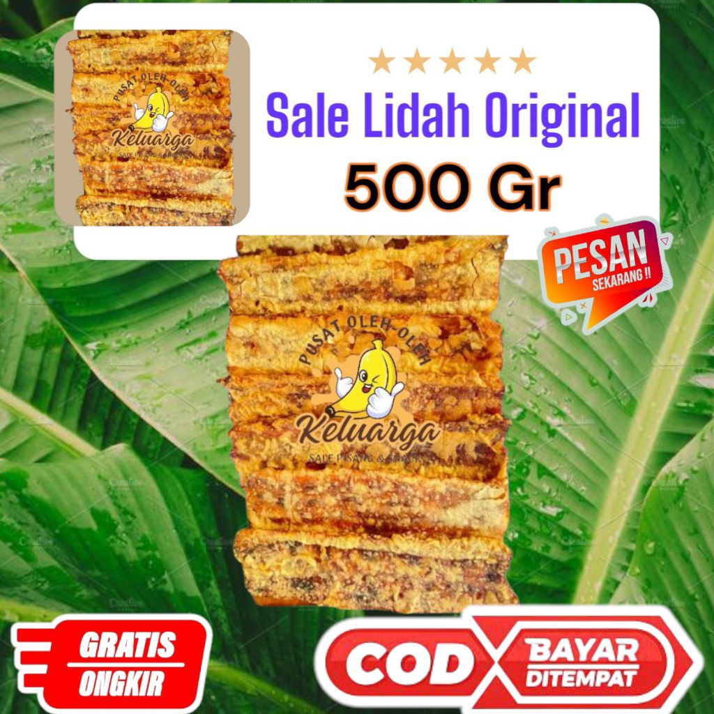 

sale pisang lidah original Kemasan 500gr