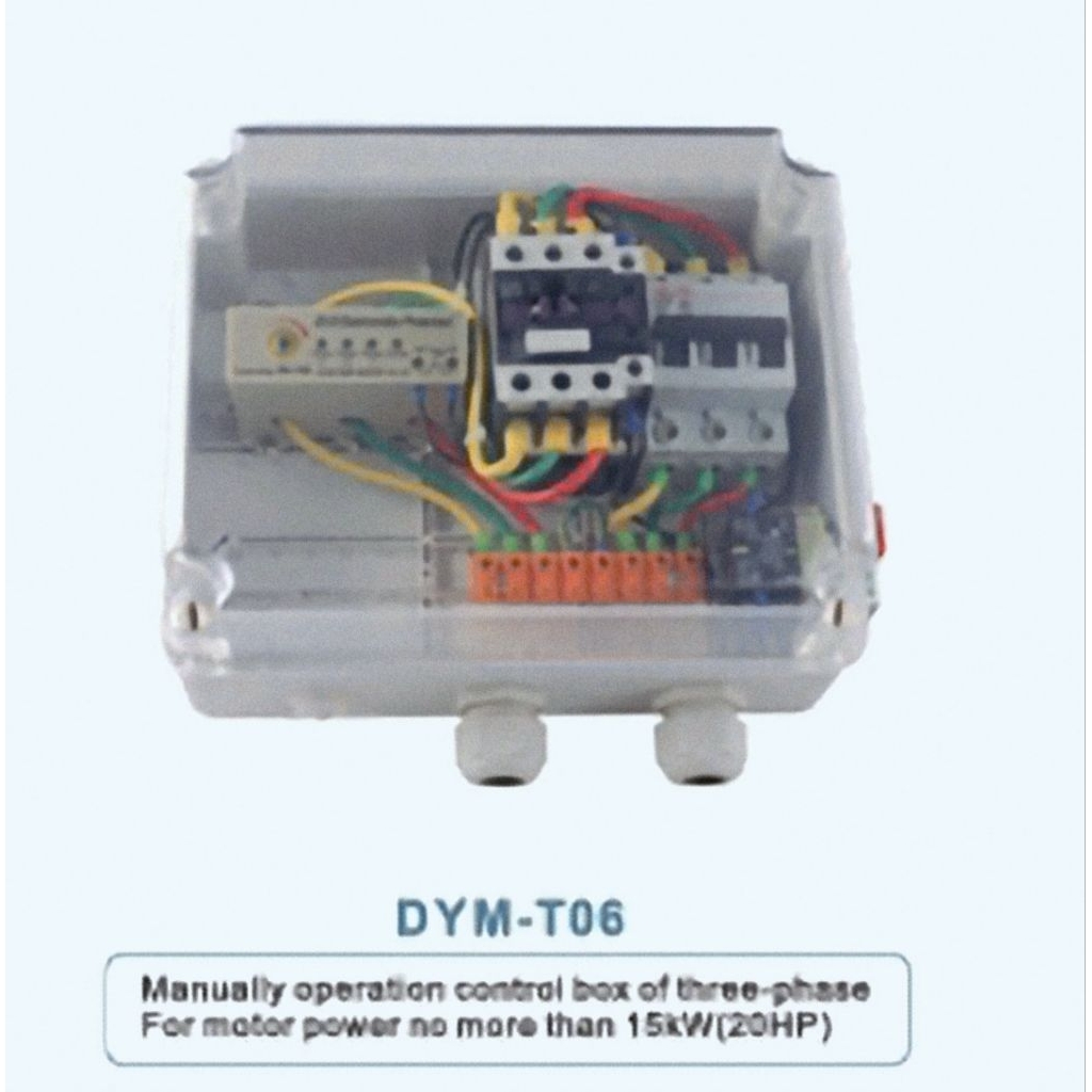 CONTROL BOX manual - box panel pompa satelit 7.5HP 380VOLT