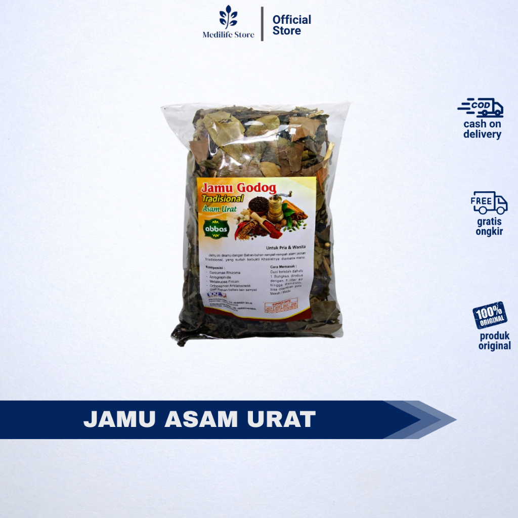 

JAMU ASAM URAT REMATIK ABBAS – minuman herbal rebus | solusi alami nyeri persendian & bengkak | tanpa bahan kimia