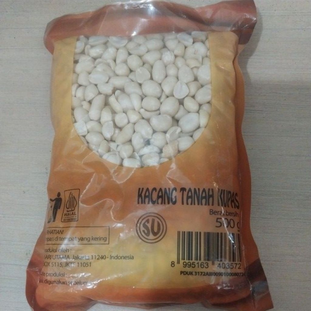 

kacang tanah kupas 500g