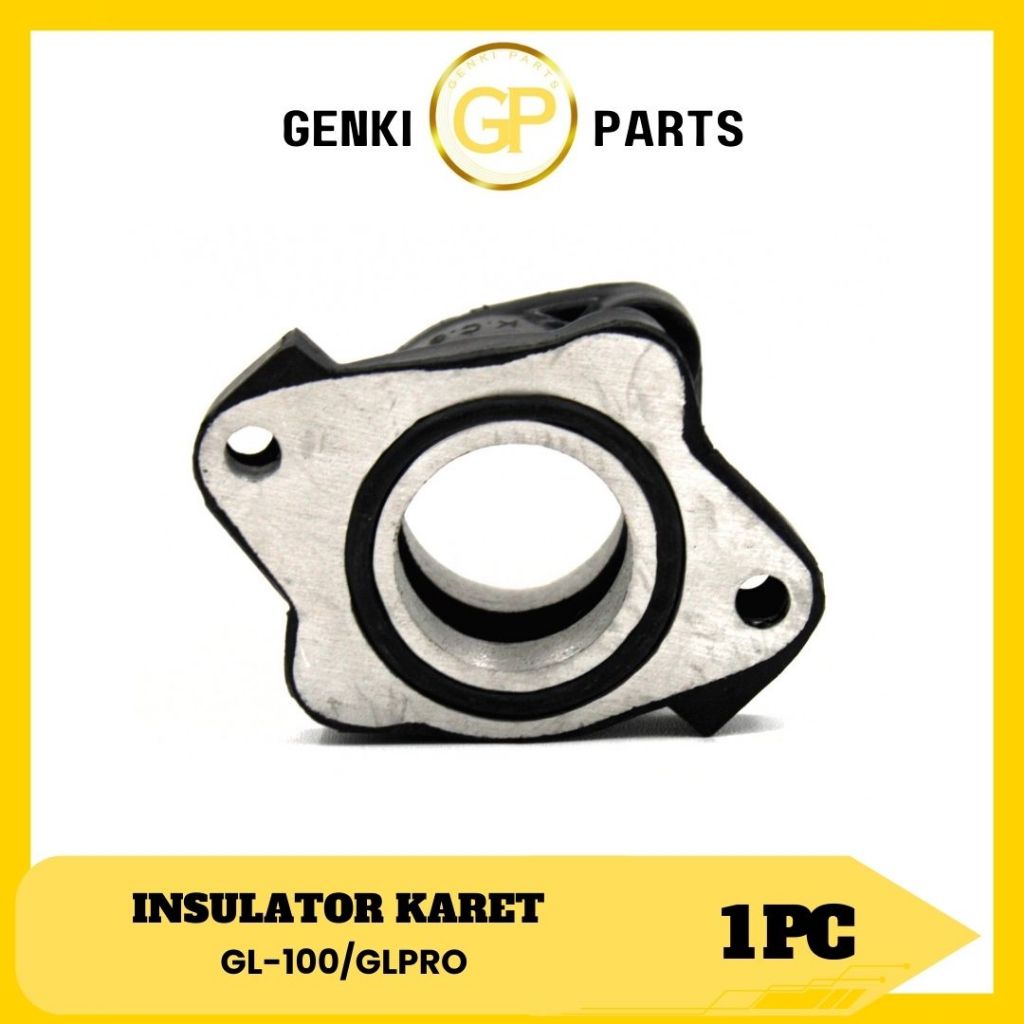 GENKI-PARTS/INSULATOR-KARET/MANIPUL/INTAKE/MANIFOLD/MANIPOL/KARBURATOR/KARBU/RUBBER/MOTOR/HONDA/MOTO