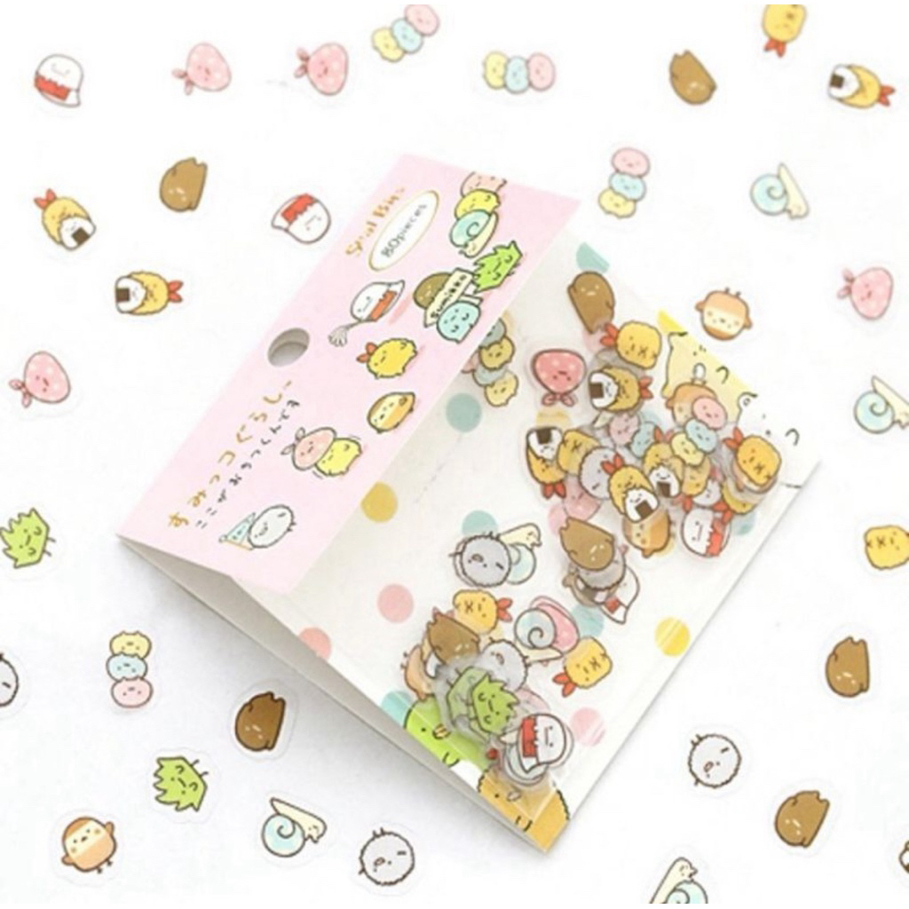 

80 Pcs Sticker PET Seal Bits Mini Aesthetic Dekor Binder/ Tumblr/ Case/ Koper
