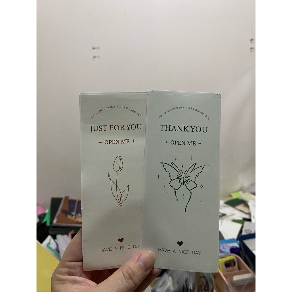 

STICKER OPEN ME — JUST FOR YOU