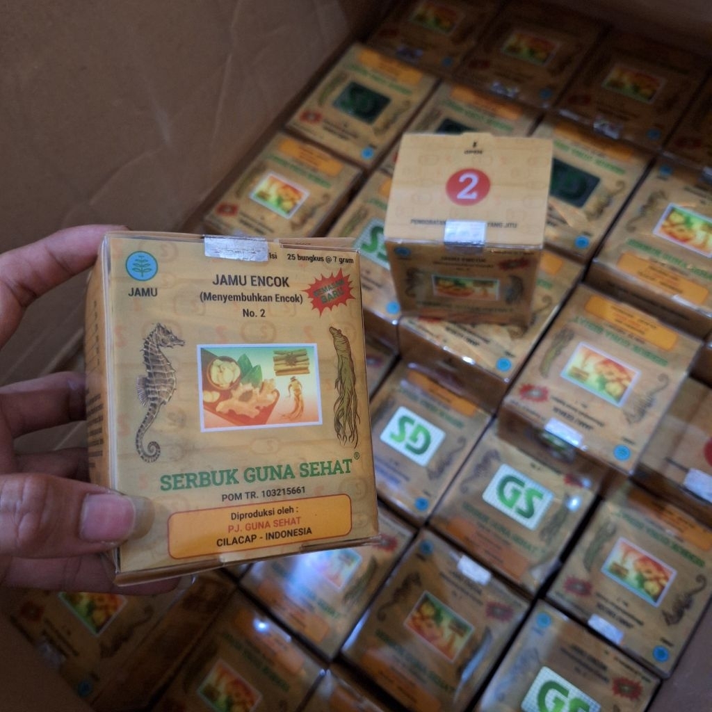 

jamu bubuk GS 2 (encok)