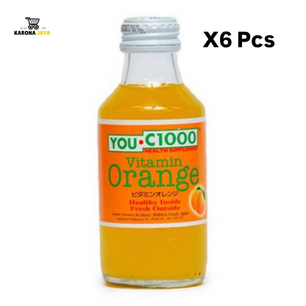 

You C 1000 Vitamin C Orange 140ml [6 Pcs]