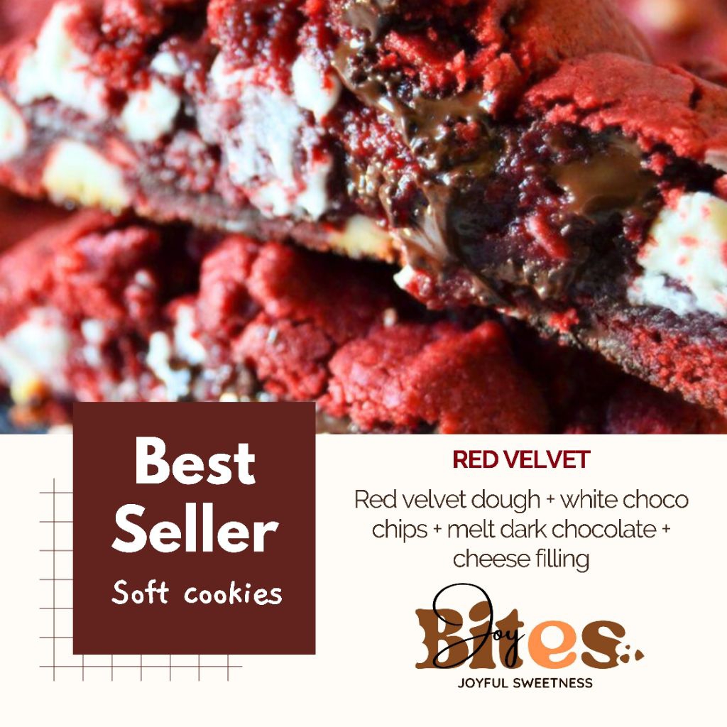 

SOFT BAKED COOKIES RED VELVET