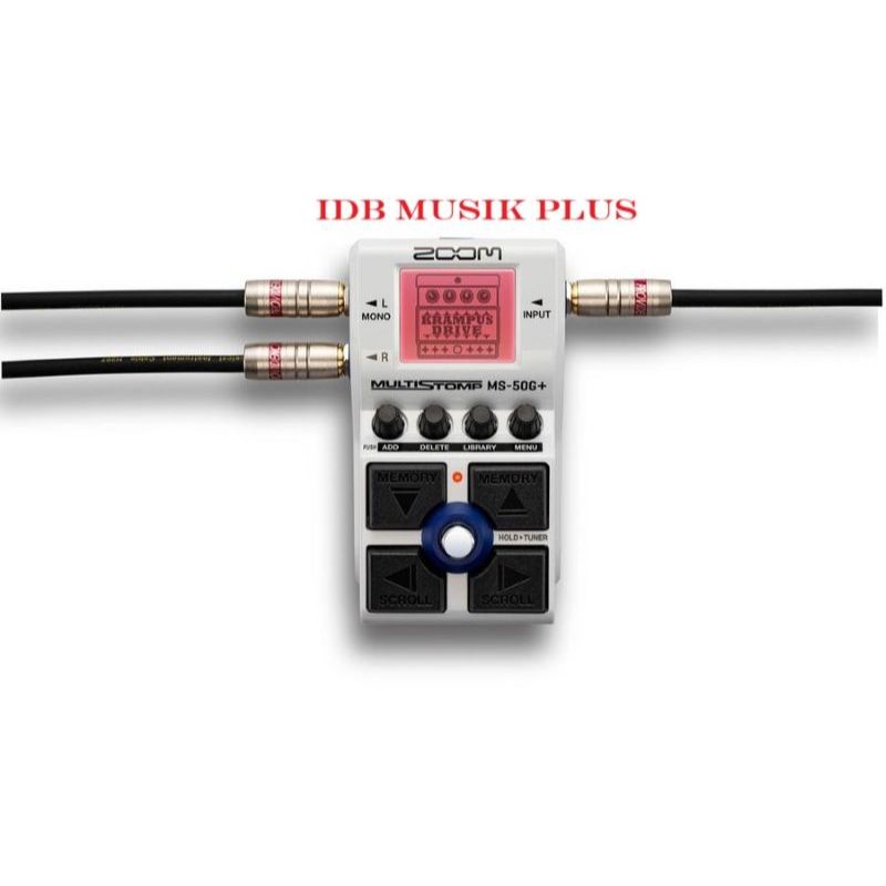 Efek Gitar Zoom MS50G+ MS 50G+ Multi Stomp Gitar Pedal Original