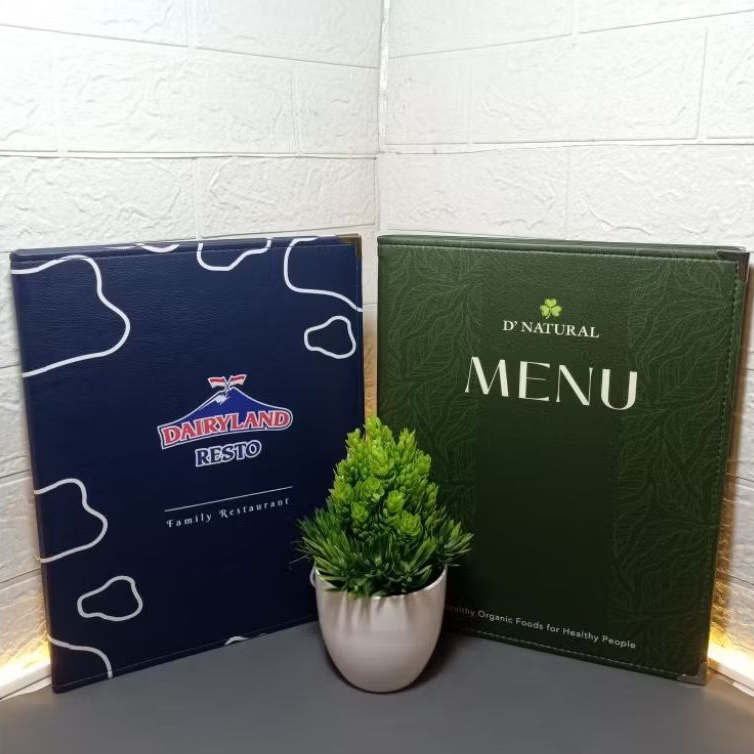 

Cover Buku Menu Full Print