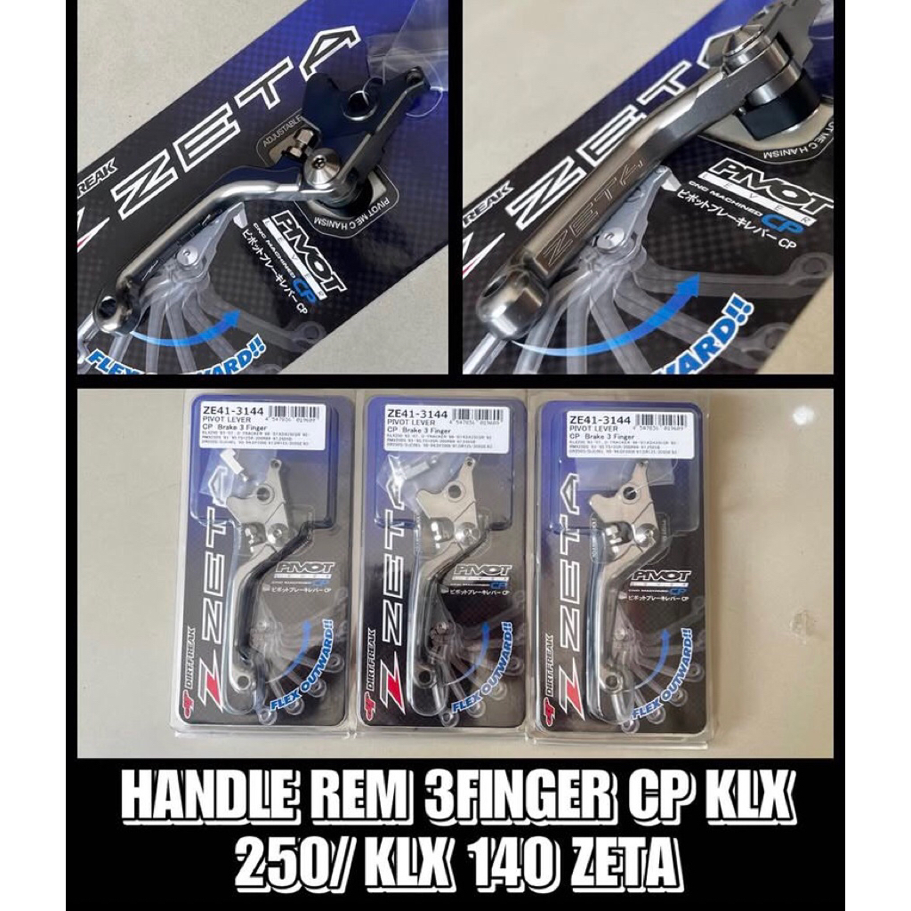 handle rem 3finger cp klx 250/ klx 140 zeta