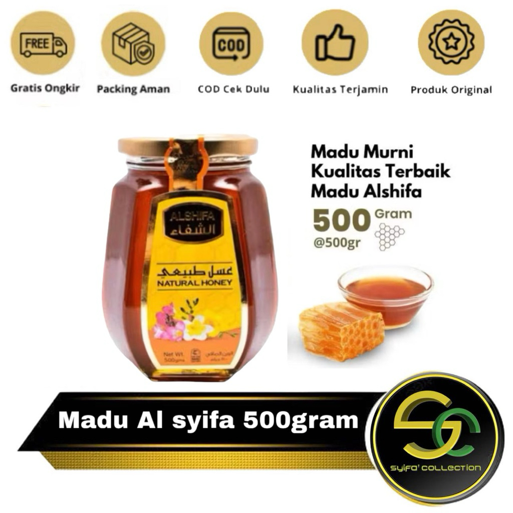 

Madu Alshifa 500gram | Madu alsyifa | Madu asifa
