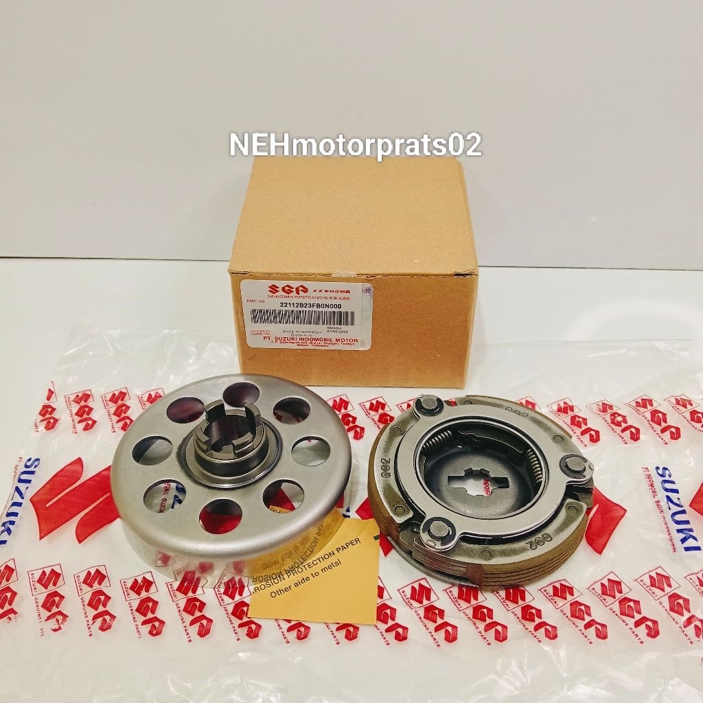 Mangkok Kampas Ganda + Ganda Assy Suzuki Smash lama/Smash new/Smash Titan