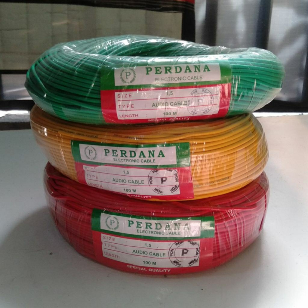 kabel serabut nyaf perdana 1,5mm kabel audio