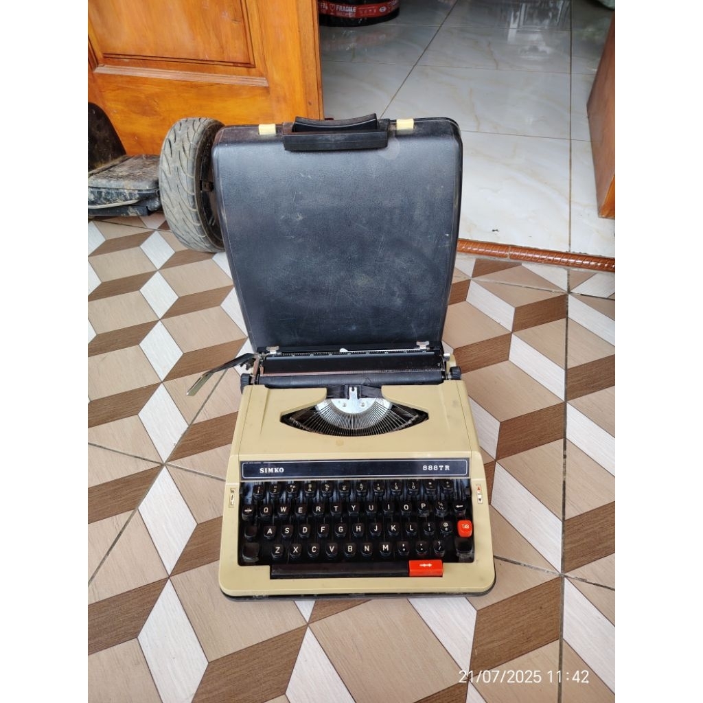 mesin tik manual simko 888tr second bekas mulus bagus murah
