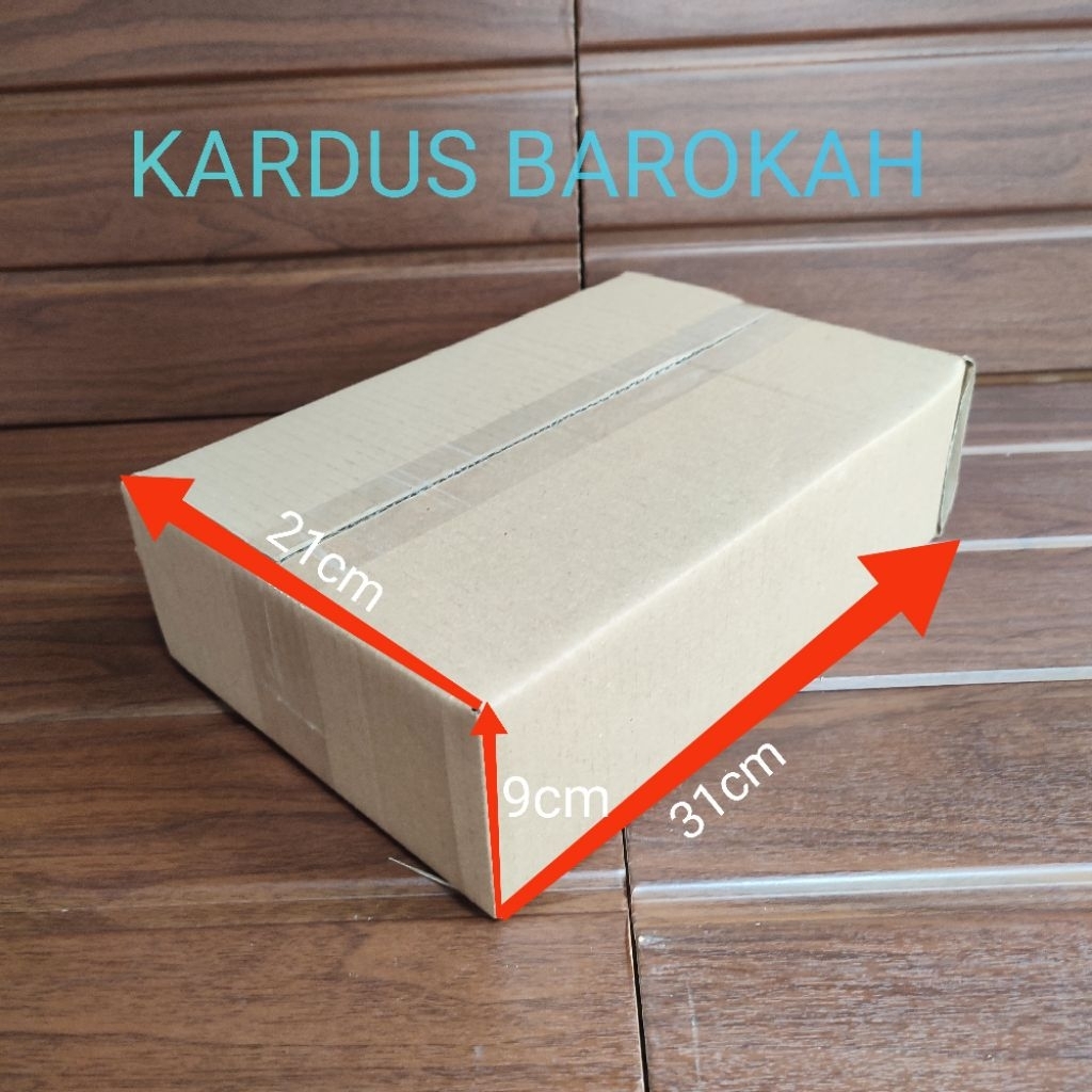 

KARDUS BAROKAH BARU 31cm x 21cm x 9cm UNTUK PACKING Polos Luar Dalam Murah Meriah Untuk Packing Paking Dus Karton