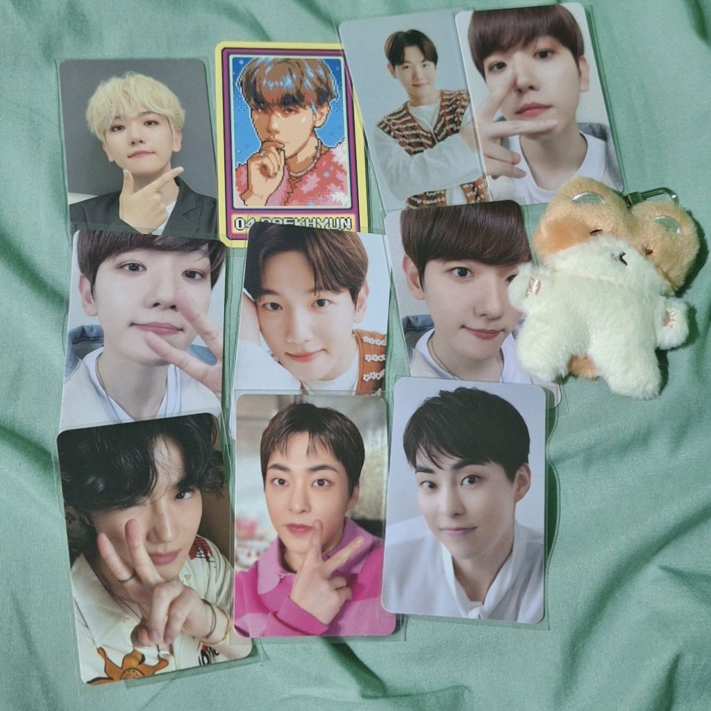 teolaegi keyring baekhyun photocard official