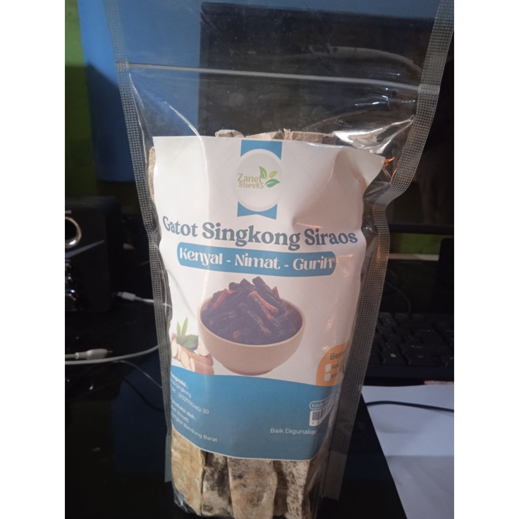 

gatot singkong siraos per 500 grm