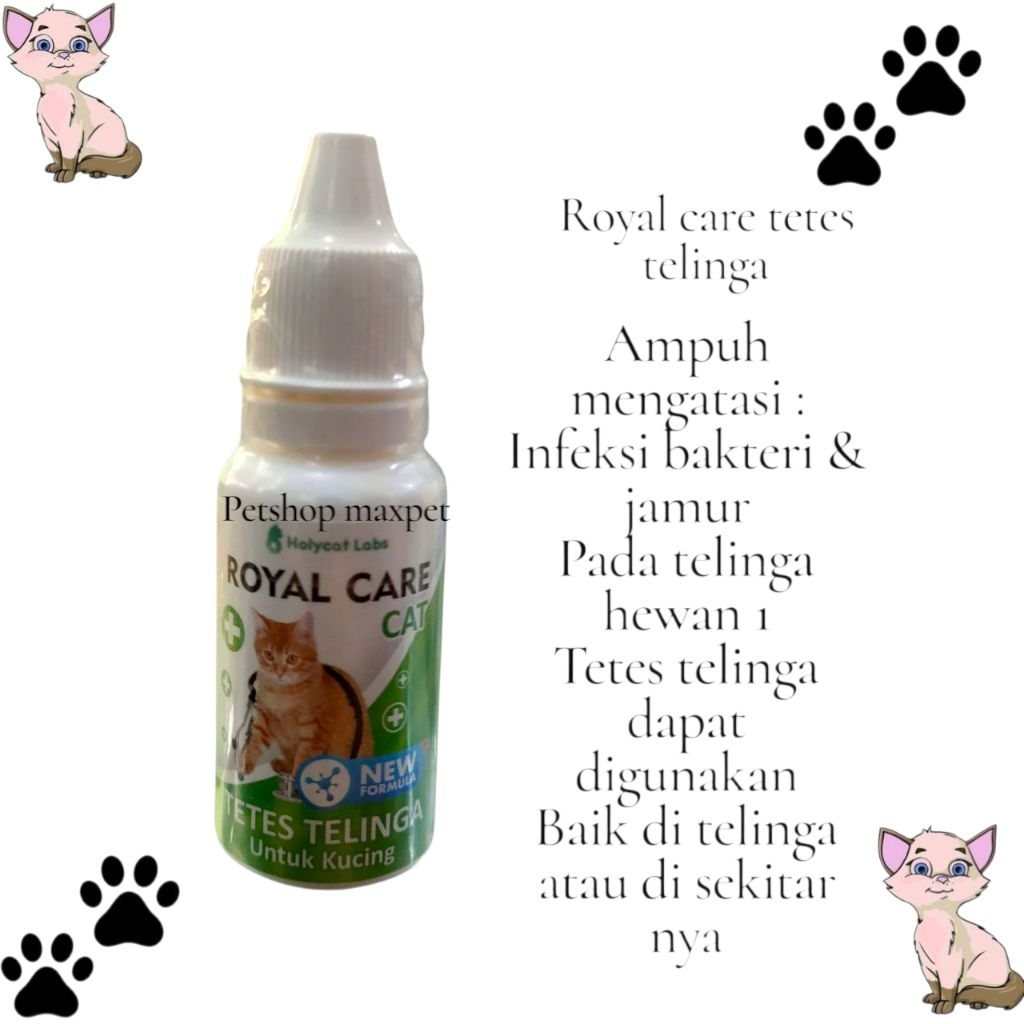 ROYAL Care obat tetes Telinga kucing