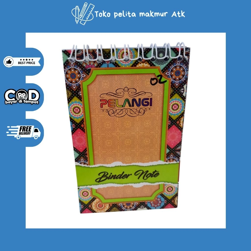 

BINDER NOTE KECIL PELANGI